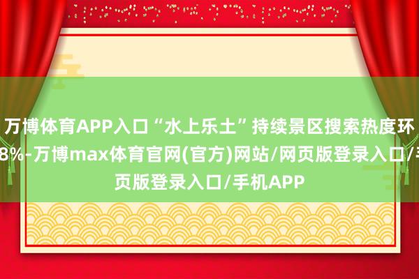 万博体育APP入口“水上乐土”持续景区搜索热度环比增长48%-万博max体育官网(官方)网站/网页版登录入口/手机APP